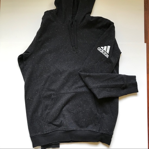 adidas Other - Adidas Black Hooded Sweatshirt